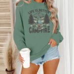 Loose velvet sweatshirt - Image 4