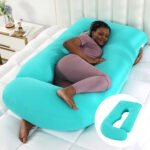 Pregnant women's pillow waist protection side sleeping slope pillow J-shaped pregnancy sleeping pillow - Image 60