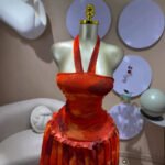 Printed Sleeveless Halter Neck Open Back Pleated Resort Maxi Dress - Image 4