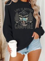 Loose velvet sweatshirt - Image 9