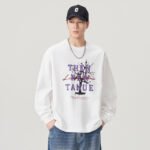 Heavyweight Cotton Long Sleeve T Shirt for Men - Image 2
