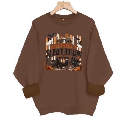Loose velvet sweatshirt