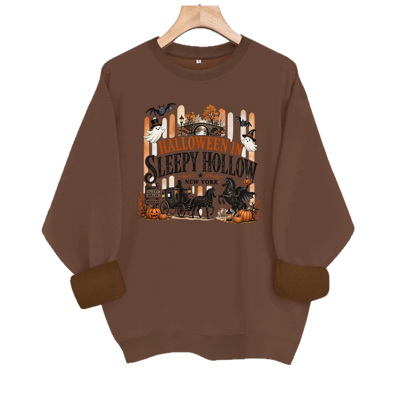 596957758 Loose velvet sweatshirt - Image 1