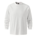 Men's Heavyweight Long Sleeve Crew Neck T-Shirt - Image 5