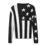 Men's Star Stripe Long Sleeve Crew Neck Sweater - Image 2