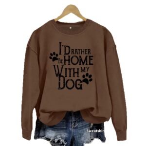Dog enthusiast printed hoodie