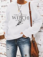 Base long sleeved letter plant hoodie - Image 6