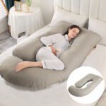 Pregnant women's pillow waist protection side sleeping slope pillow J-shaped pregnancy sleeping pillow - Image 20