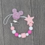 Silicone Round Beads and Star Beads Pacifier Clip Chain Strap Cute Dummy Nipple Leash Strap for Infant Toddler Baby Feeding - Image 5