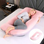Pregnant women's pillow waist protection side sleeping slope pillow J-shaped pregnancy sleeping pillow - Image 44