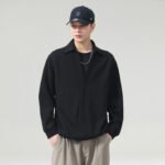 Men's Casual Long Sleeve V-Neck Layered Sweatshirt - Image 2